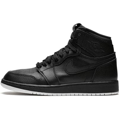 Jordan 1 Retro High OG GS Zwart Geperforeerd 575441-002 40