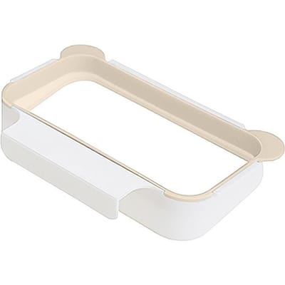 1Pc Keukenkastdeur Hangende Vuilniszak Vuilniszakhouder Draagbare Keuken Vuilniszakhouder Keukengadgets abrikoos