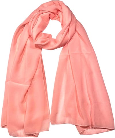 Sjaal - Hoofddoek - Chiffon - Zalmroze - 170 x 70 cm