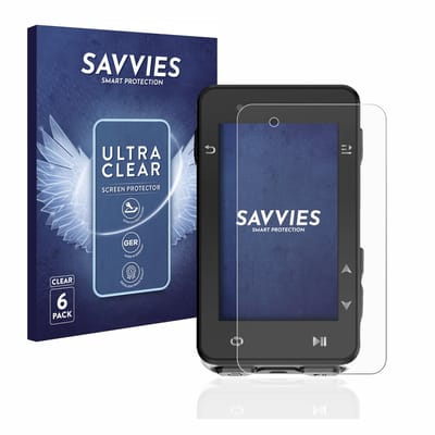 Savvies - Screenprotector voor iGPSPORT iGS630 - Folie Beschermfolie transparant 6 Stuks