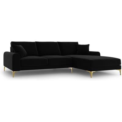 4.5-zitshoekbank Madara rechts velvet | Mazzini Sofas