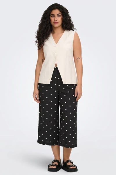 ONLY CARMAKOMA - CARCARRIE DOT CULOTTE PANTS AOP - Meisjes - Leggings