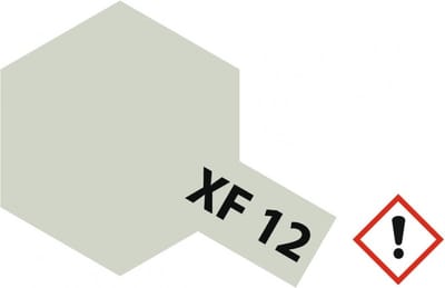 Tamiya Hobbyverf Acrylverf - XF-12 Japanese Navy Grey - Matt - Acryl - 23ml Verf potje - 23 ml
