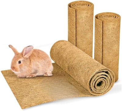 Famanu - Hennepmat 100x50 cm, set van 2, absorberend en stofdicht