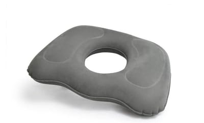 longziming -Opblaasbaar Zitkussen Ergonomisch – Comfortabel Luchtkussen voor Stoel & Auto – Lichtgewicht en Draagbaar – Met Ademend, Afneembaar Hoes – Voor Thuis, Kantoor & Onderweg
