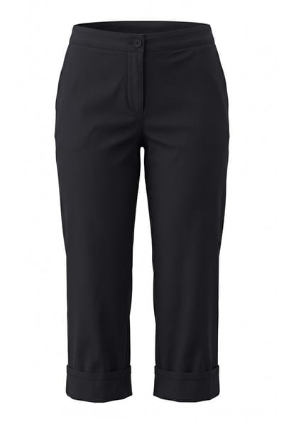Angel of Style - Dames - Culottes wijde rechte pijp elastische tailleband - Zwart - Maat 50