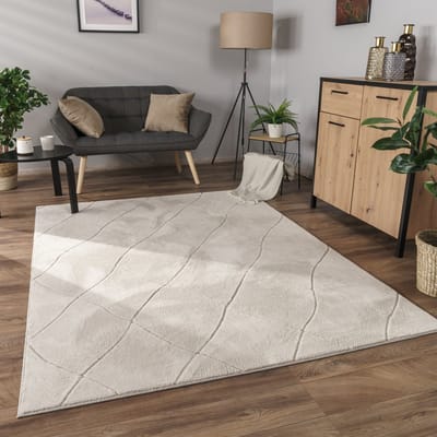 Paco Home Vloerkleed Woonkamer Laagpolig Boho Patroon Scandinavisch 3D Modern 60x100 cm