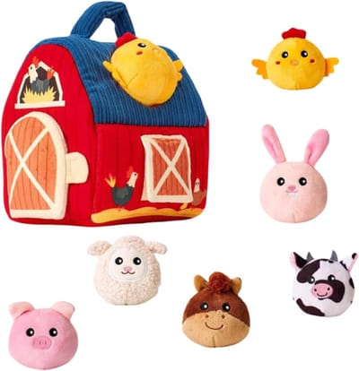 Visspel Stapelspel - Motoriek Spel - Vroege Leren - Praktische Herkenning - 22 x 17 x 8.5 cm - Multicolor