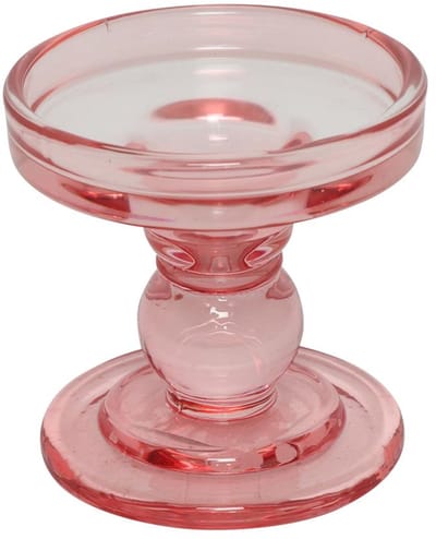 Kandelaar S donker roze 8,5x8,5x8,5cm