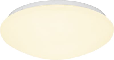 LED Plafondlamp - Velvalux - 12W 1300lm - Warm Wit 3000K - Spatwaterdicht IP44 - Opbouw - Rond - Wit