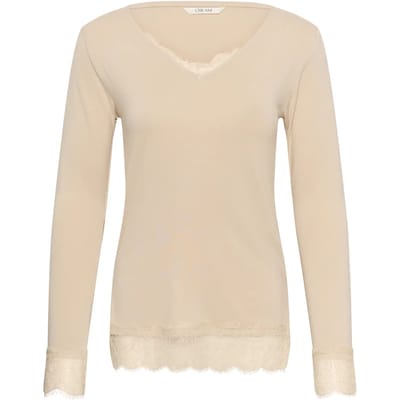 Dames-T-shirt met lange mouwen Cream CRAlvaia