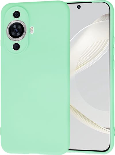 Hoesje geschikt voor Huawei nova 12s - Techsuit Soft Flex Silicone Back Cover - Mint Green