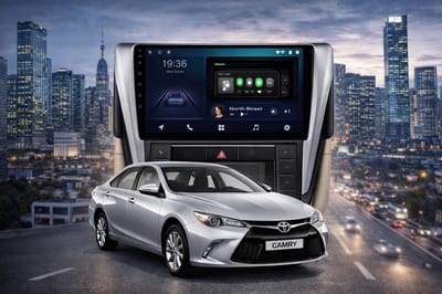 ADIVOX T1 9 inch geschikt voor Toyota Camry 2015-2017 Android 15 CarPlay/Auto//RDS/DSP/DAB+