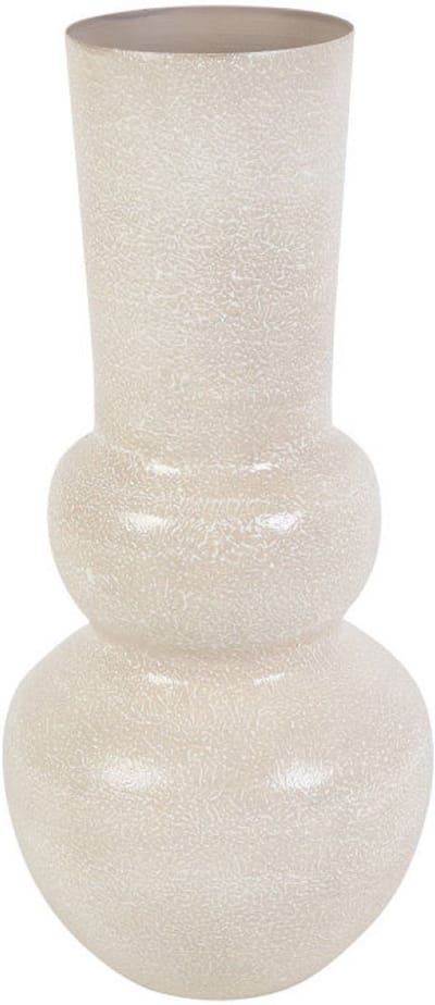 Countryfield vaas keramiek Corine L crème landelijke decoratie 35cm.