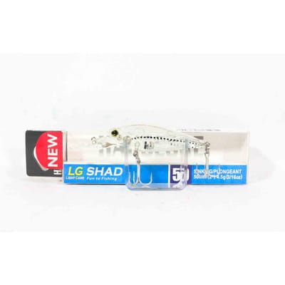 Yo Zuri Duel hardcore LG Shad 50S zinkend kunstaas F1204-TMSR (6586) white