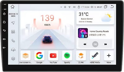 Autoradio met bluetooth - Carplay - Voor Nissan, Hyundai & VW - Geschikt voor Apple en Android - Stereo - Navigatie - Navigatiesysteem auto - 8GB 128GB