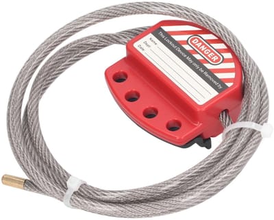 Dailygoods- Kabelslot Roestvrij Staal - Cijferslot - Kabelslot 1,8 Meter - Kabel met Lussen - Duurzaam - Hoge Nauwkeurigheid - Vergrendelingskabel