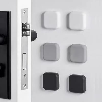 Siliconen Deurstoppers voor Wandbescherming - 6 Stuks - Zelfklevende Geluiddemper