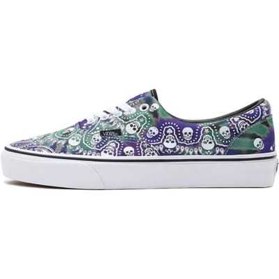 Vans Era Bandana Tie Dye Skull Unisex Sneakers Multi-Color VN0A54F14FM 38 white