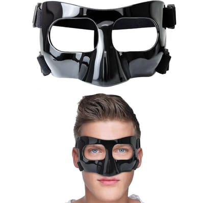 Dailygoods- Neusbescherming verstelbaar - Sportmasker - Gezichtsbescherming - Neusbeen-breukmasker - Lichtgewicht - Hoogwaardig PP-materiaal