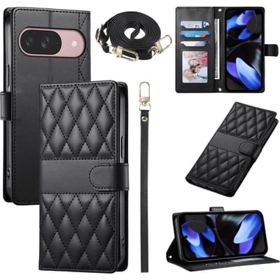 TwoTone Google Pixel 11 (Pro) Wallet Hoesje Zwart