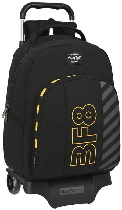 Schoolrugzak met Wielen BlackFit8 Zone Zwart 32 x 42 x 15 cm