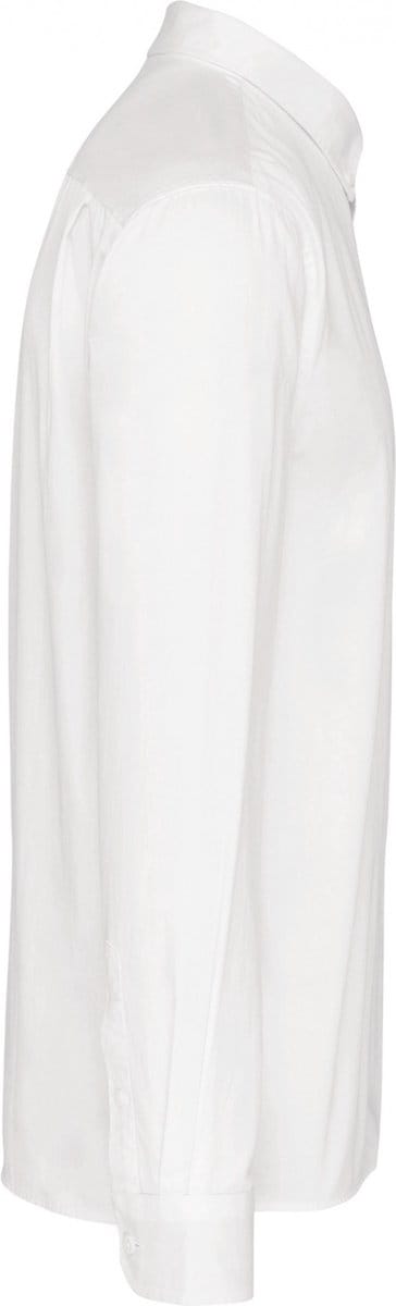 Kariban Herenoverhemd met lange mouwen van katoen Nevada K586 - White - 4XL
