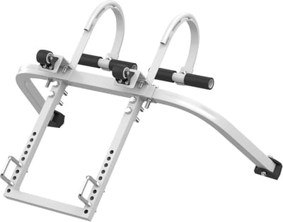 Ladderstabilisator - Dakadapter Haken - Veilig Dakwerk - Robuuste Dakverlenging - 43x41x12cm - Zilver