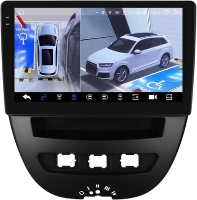 Autoradio met bluetooth - Carplay - Voor Peugeot 107/ Toyota Aygo & Citroën C1 (2005-2014) - Geschikt voor Apple en Android - Stereo - Navigatie - Navigatiesysteem auto