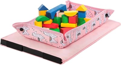 Vliegtuig Tafelhoes - Dienblad Organizer - Reizen Met Kinderen - Hygiënisch En Stabiel - 32x21x1.5 cm - Alpaca