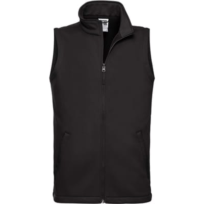 Russell Heren Softshell Gilet (Zwart)