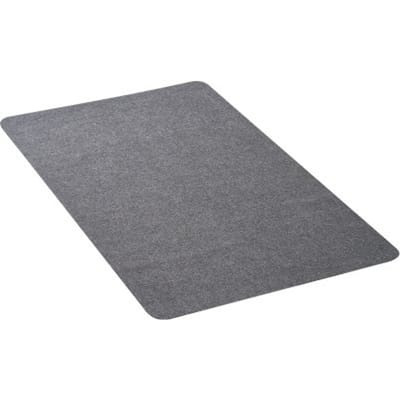 VEVOR Stoelmat Vloerbeschermingsmat (1396 x 897 mm) Antislipmat voor kantoorstoelen voor harde vloeren, stoelmat voor rolstoelen, soepel glijdend onder bureaumat voor thuiskantoor (donkergrijs)