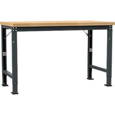 Manuflex werkbank Profi speciaal, tafelblad multiplex, 1500 x 700 mm, antraciet