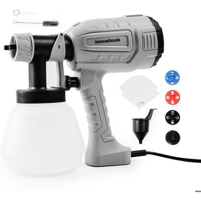 Pistolet à peinture - InnovaGoods - 1 L - 500 W - HVLP - Accessoires inclus