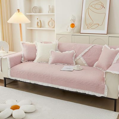 Koreaanse Stijl Kleine Frisse Bankkussen Puur Katoen Bankkussen Rughoes Universeel voor Alle Seizoenen Modern Eenvoudig Antislip Bankkussen 70*70