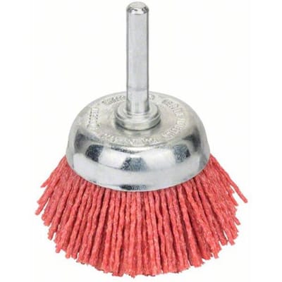 Bosch Accessories Komborstel, nylon borstelharen met korund, 50 mm, 1 mm 2608622052 Schacht-Ø 6 mm 2608622052 1 stuk(s)