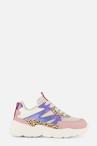 Muyters Sneakers Leopard blauw Leer - Maat 26 - Kinderschoenen