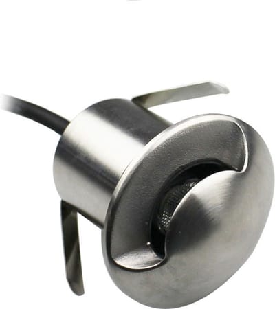 LED grondspot - tuinpad 4 kanten - 51mm - warm wit - 3W
