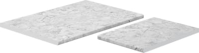 Vicco R-Line Keukenwerkblad – 114 cm (geschikt voor hoekopstelling 87x87) Wit/marmer