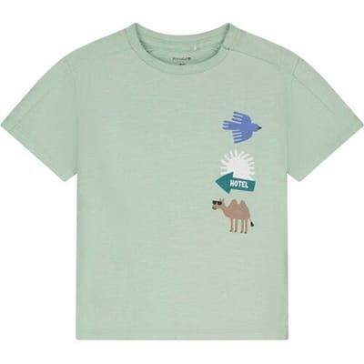 Prénatal peuter shirt - Jongens - Blauw - Maat 98