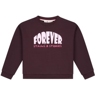 Stains & Stories peuter sweater Burgundy Red 92 dames