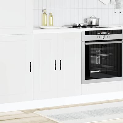 vidaXL - Onderkast - "Porto" - bewerkt - hout - wit