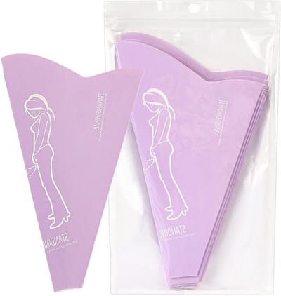 Plastrechter Set - Vrouwen Urinoir - Hygiënisch Reizen - Waterdicht Ontwerp - 10 Stuks - Wit