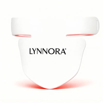 LYNNORA® Red Light Therapy Nek- en Décolletémasker | LED Masker | Rood Licht Therapie | Rood & 850 nm Infrarood | Flexibel Siliconen
