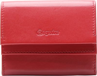 Esquire Portemonnee New Silk Wallet Red Donkerrood