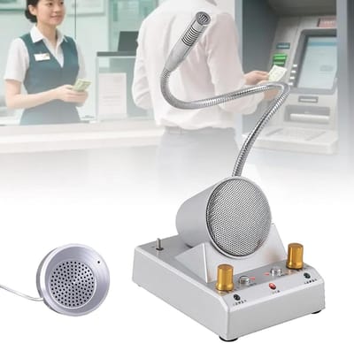 Intercom Systeem - Twee Weg - Heldere Communicatie - Ruisonderdrukking - 1300 gram - Zilver
