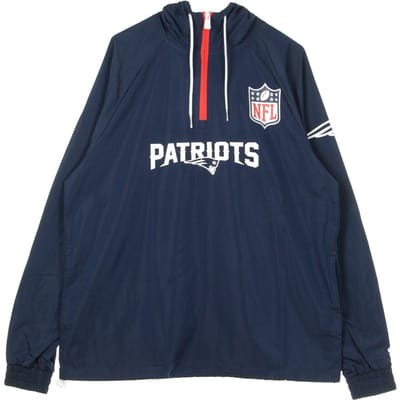 Pull-On-windjack voor heren NFL-windjack met 1/4 rits Neepat originele teamkleuren