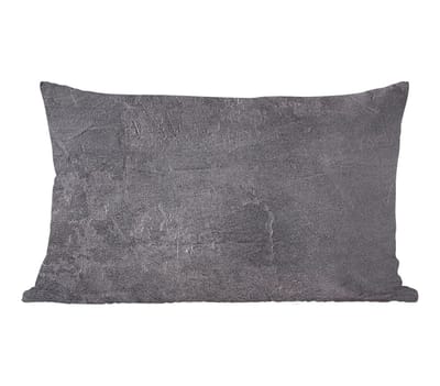 Sierkussens - Kussentjes Woonkamer - 60x40 cm - Leisteen - Beton - Natuursteen - Grijs - Industrieel