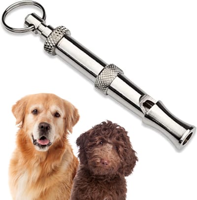Winkrs - Hondenfluitje voor hondentraining - Fluit Hoorbaar voor mensen - Dog flute -Zilver Noodfluit