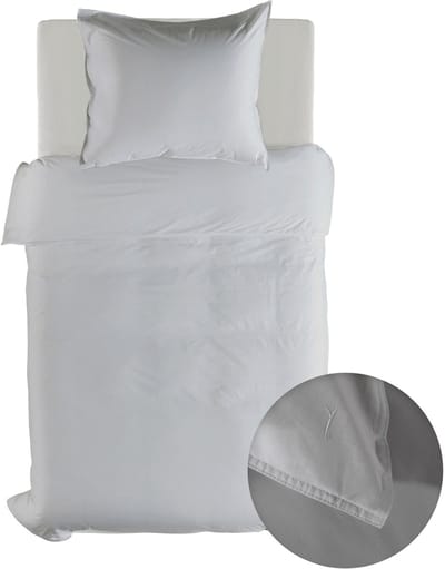 Yellow Dekbedovertrek Suite Nairobi - Gewassen Katoen - Vaporous Grey - 140x200-220 cm - 100% Gewassen Katoen - Eenpersoons